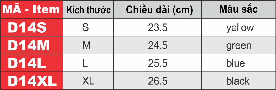 găng tay chống trượt chuyên nghiệp D14S