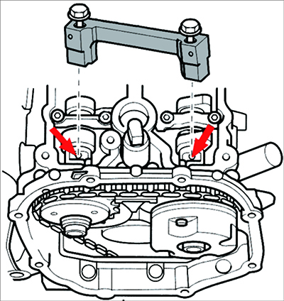 JTC-4086 DỤNG CỤ CÂN CHỈNH HƯỚNG TRỤC CAM VW, AUDI (V6, 3.2 FSI)