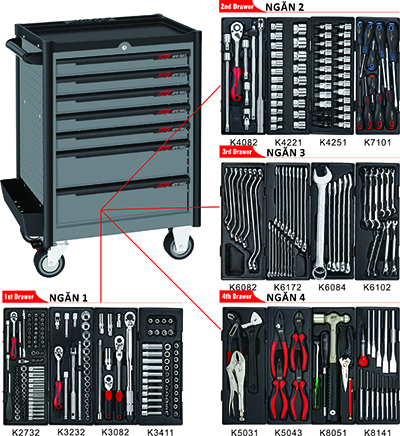 TỦ ĐỰNG DỤNG CỤ 279 CHI TIẾT